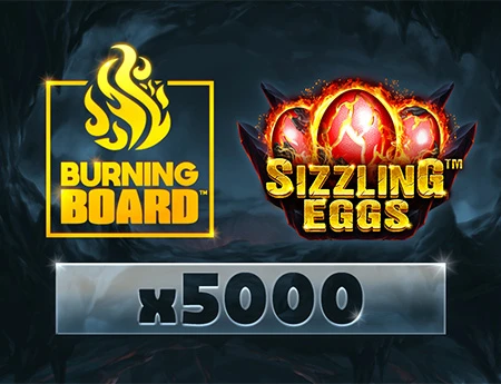 Sizzling Eggs Burning Board